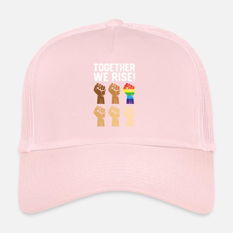 Ensemble, nous nous levons-Black History-BLM Casquette trucker 