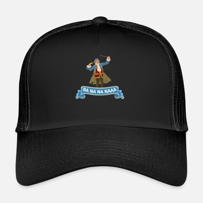 Funny Bananana Ludwig Van Beethoven Compositeur Casquette trucker 
