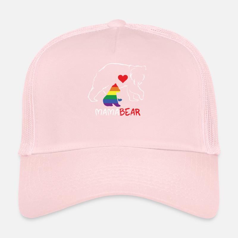 Mama Bear LGBTQ Mom Pride Trucker Cap