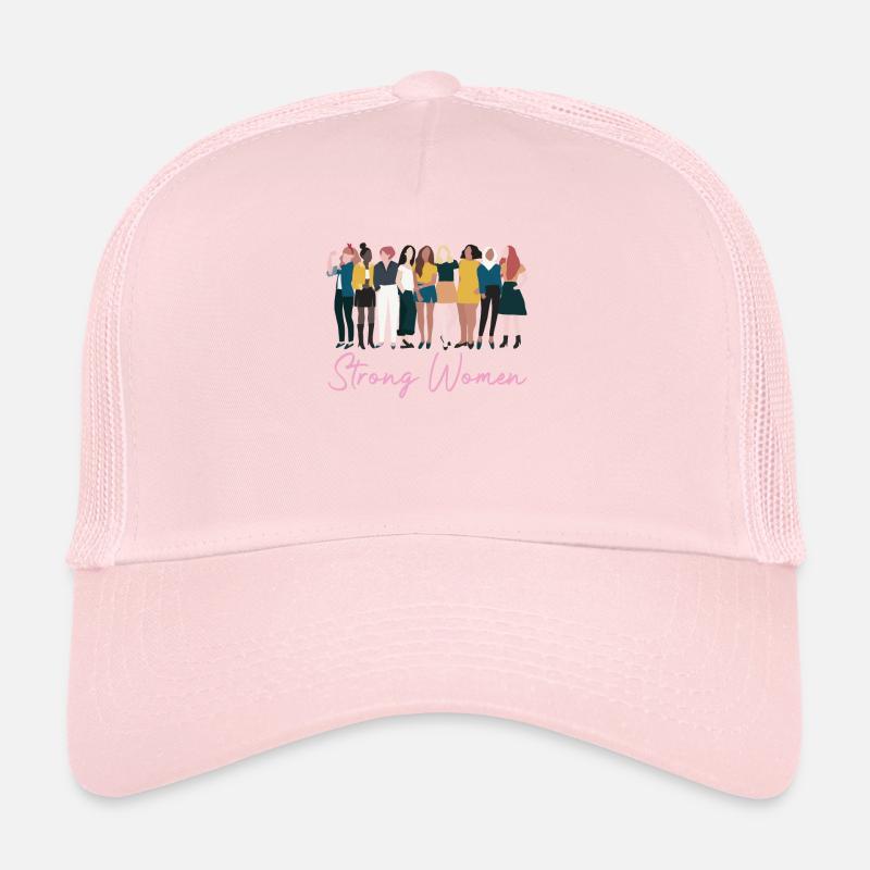 Femmes fortes Diversité fière Égalité des droits Casquette trucker 