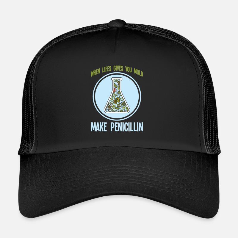 Wissenschaft Bakterien Schimmelpilz Penicillin Trucker Cap