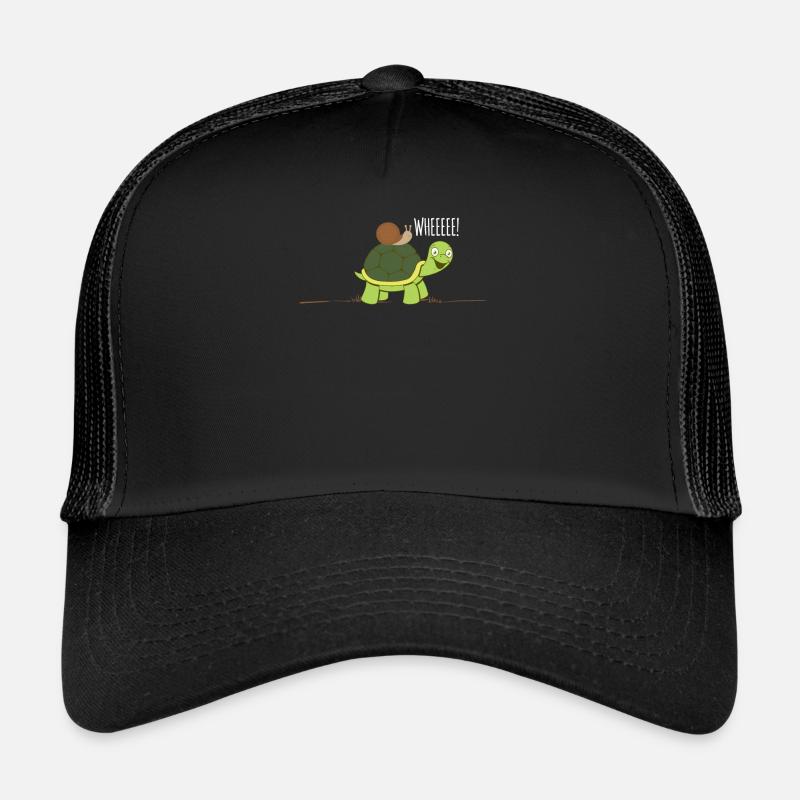 Turtle and snail WHEEEE Trucker Cap