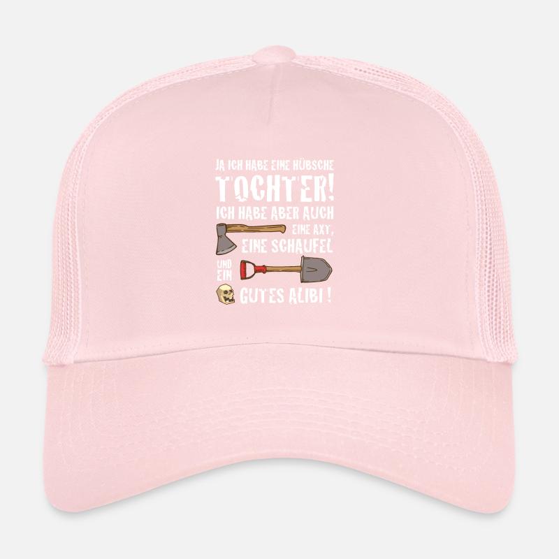 JA ICH HABE EINE HÜBSCHE TOCHTER lustiger Spruch Trucker Cap