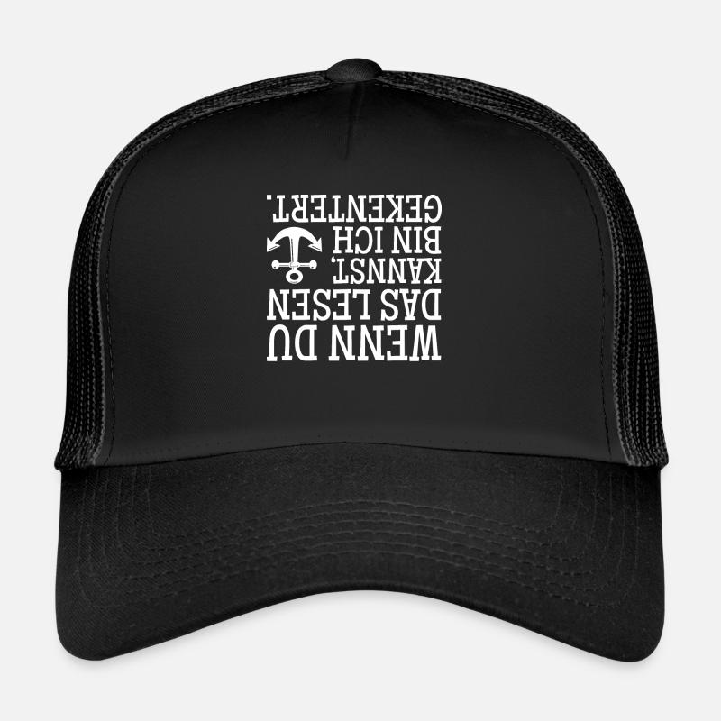 Wenn Du Das Lesen Kannst Bin Ich Gekentert Trucker Cap
