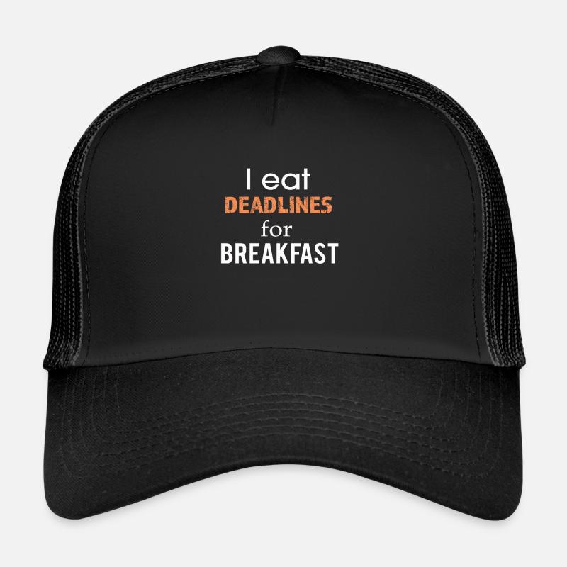 Chef de projet le plus vendu Eat Deadlines Casquette trucker 