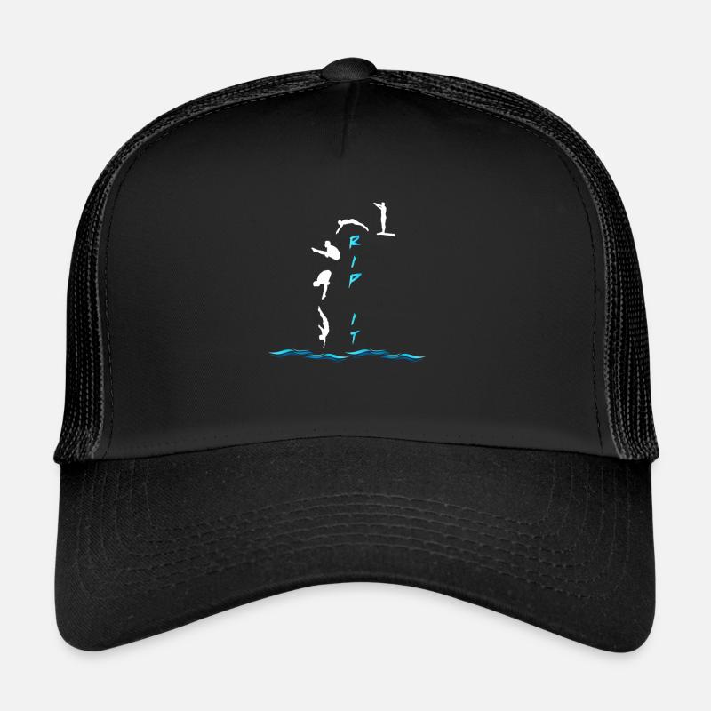 Plongée plongeoir tour de plongée nageur plongeur Casquette trucker 