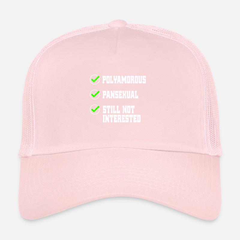 Polyamorous pansexual checklist LGBTQ polyamory Trucker Cap