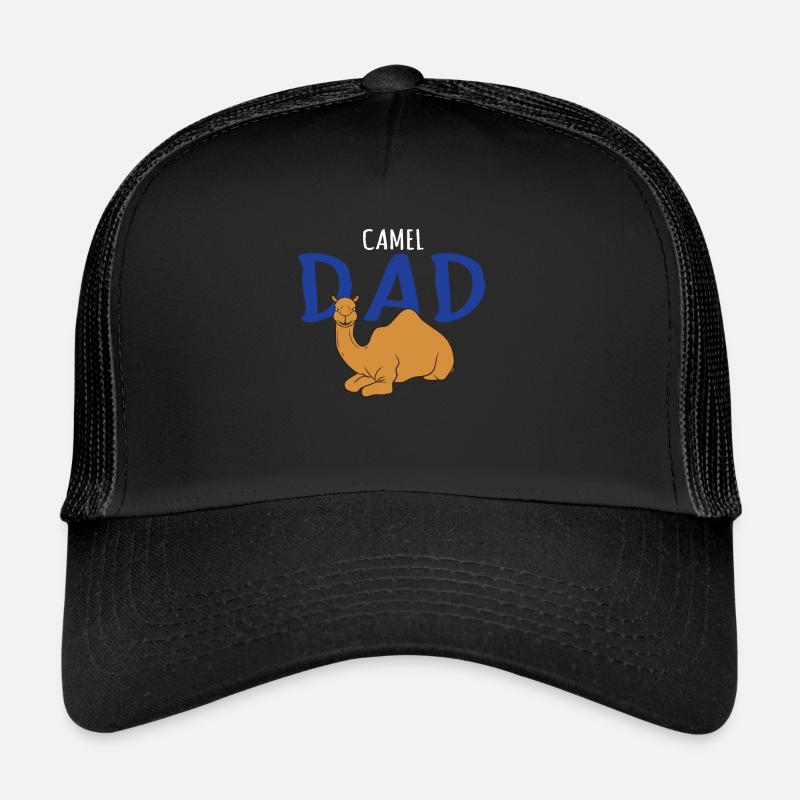 Camel Dad - Camel Lover Gift - Dad Gift Trucker Cap