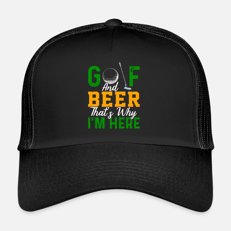 Golf Golfschläger Golfer Golfspieler Geschenk Trucker Cap