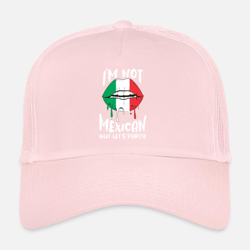 Cinco De Mayo Party Baiser mexicain lèvres Casquette trucker 