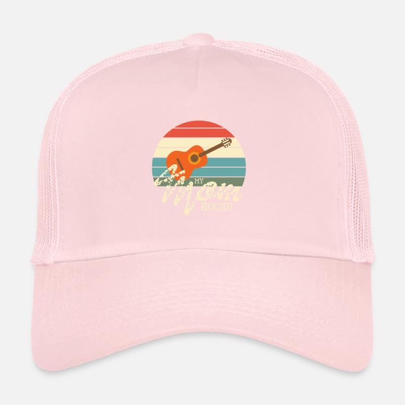 Conception de guitare - My Mom Rocks Casquette trucker 