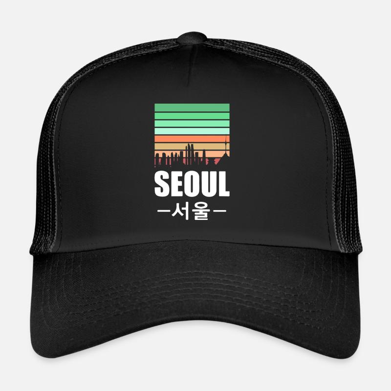 Corée du Sud Séoul Corée Corée Kpop Asie Vacances Casquette trucker 