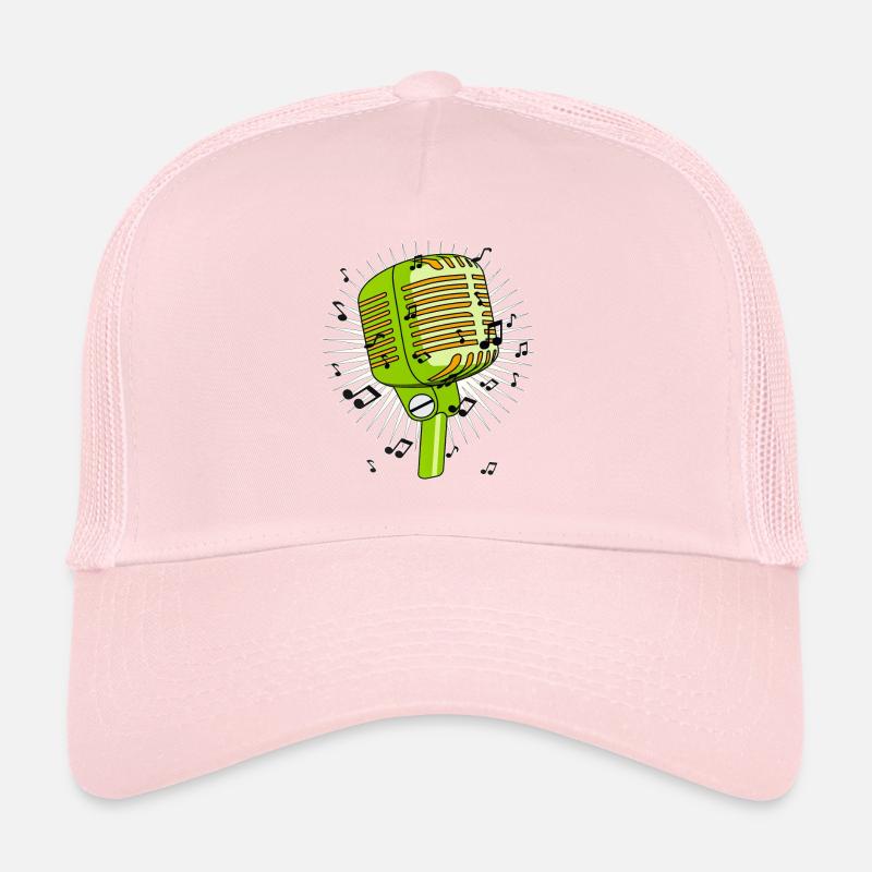 Microphone Notes Trucker Cap