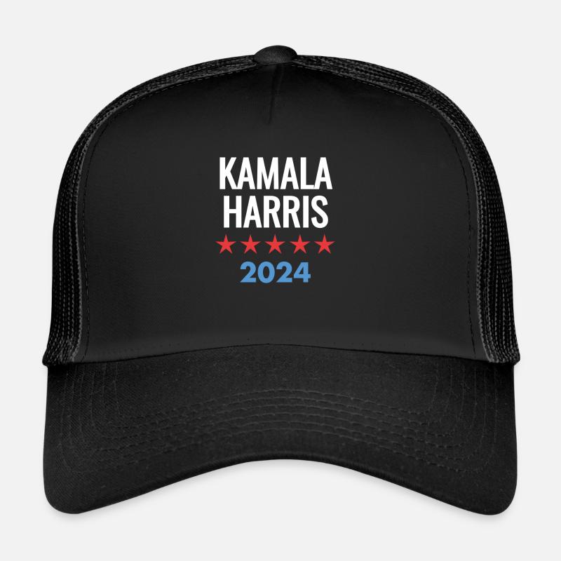 KAMALA HARRIS 2024 - Trucker Cap - Schwarz/Schwarz