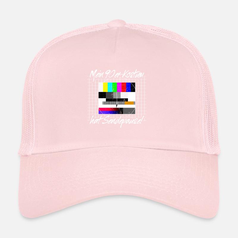 90s Costume Broadcast Break Test Image 90s Party Trucker Cap