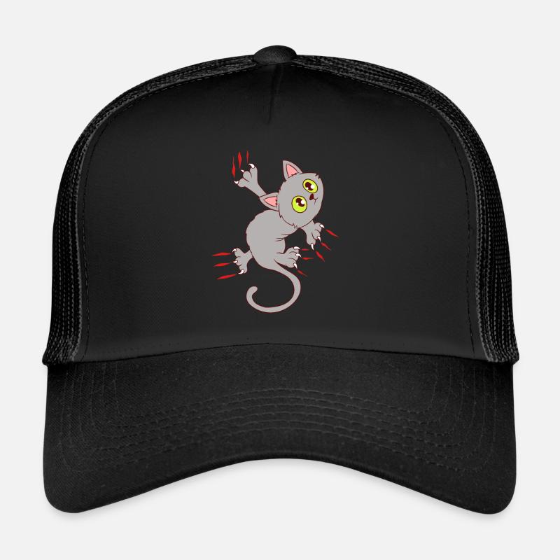 Chat drôle design Loue chat chat gratter Casquette trucker 