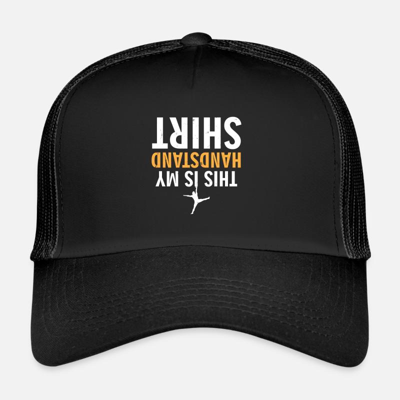 Handstand| Upside Down| Cool| Balance| Reverse Trucker Cap