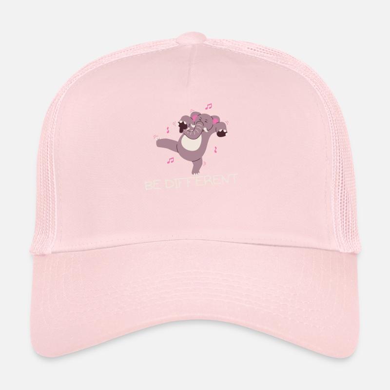 Be different elephant Funny gift Trucker Cap