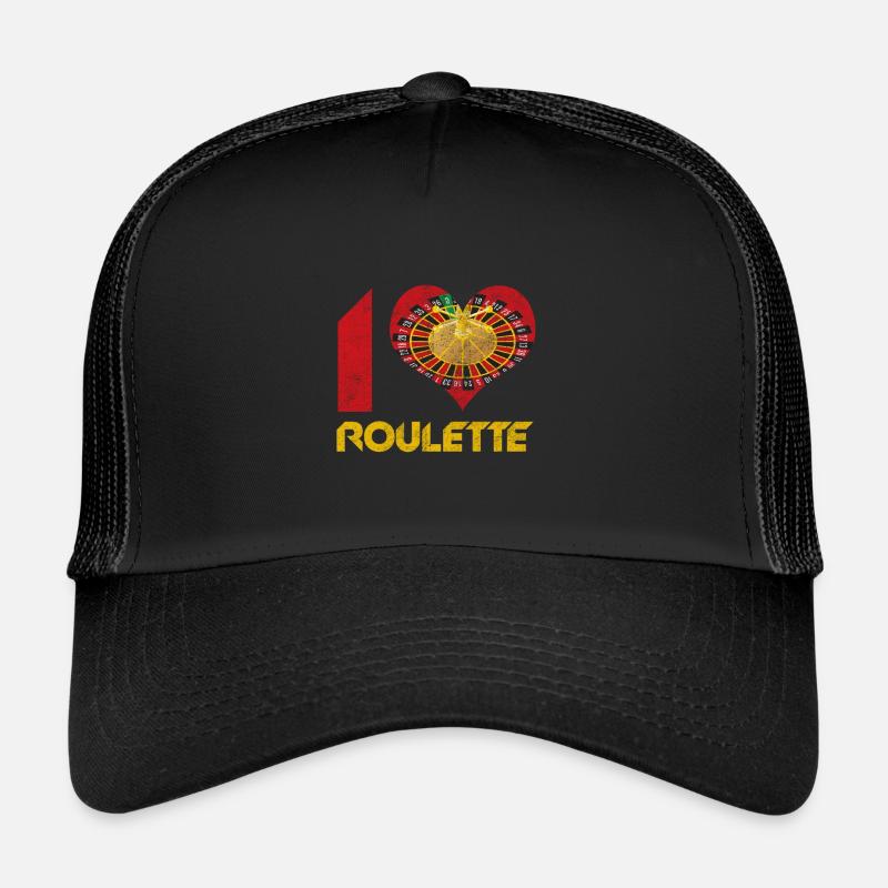 J'adore la roulette, j'adore la roulette Casquette trucker 