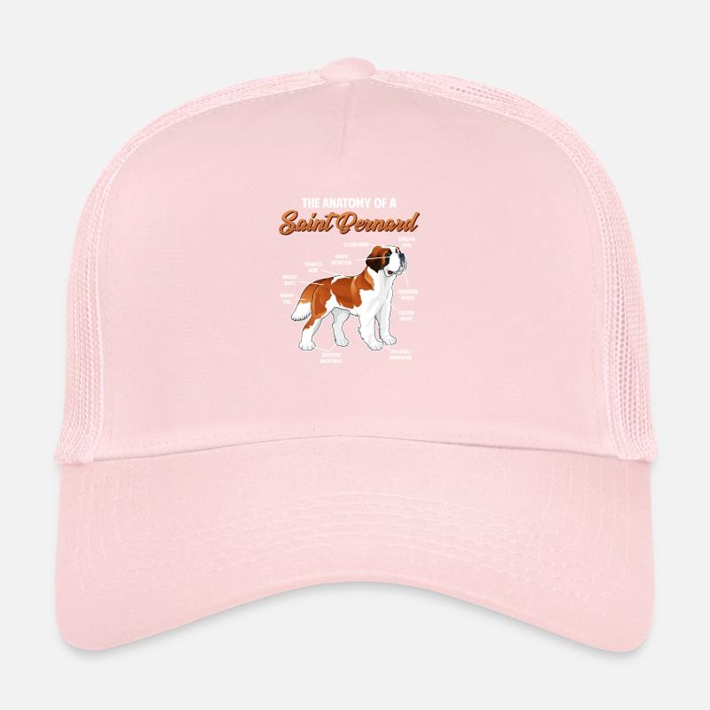 Anatomie d’un chien de Saint-Bernard Casquette trucker 
