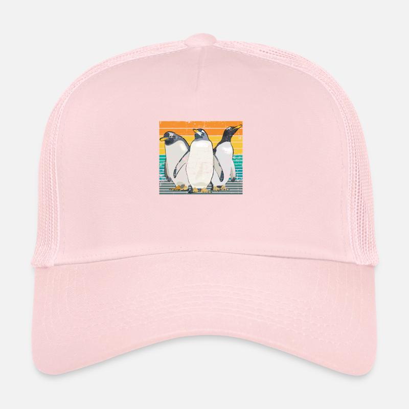 Pinguin Tier Antarktis Trucker Cap