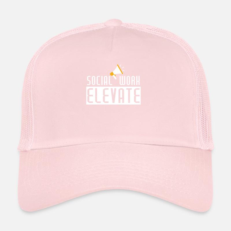 Élévation du travail social Casquette trucker 