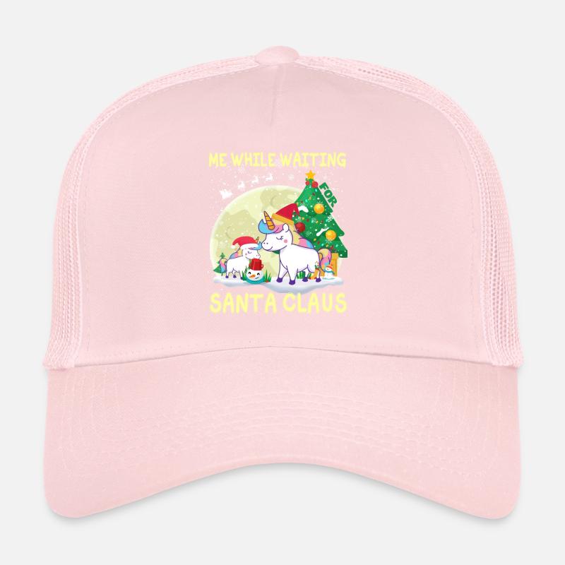 Moi en attendant le père Noël Casquette trucker 