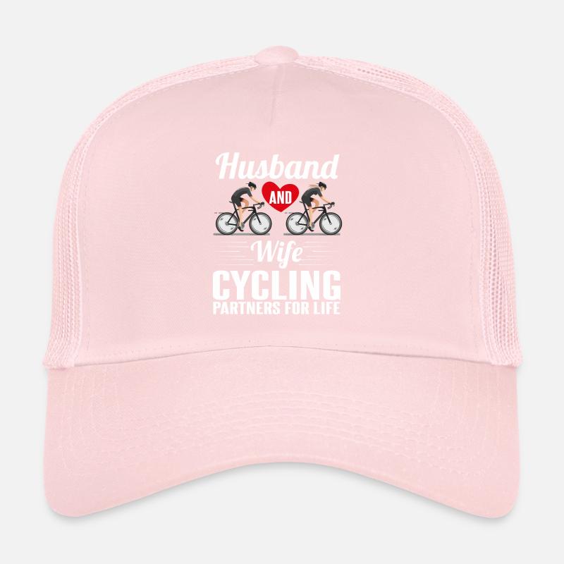 Radfahrer Partner Ehemann Ehefrau Fahrrad Liebe Trucker Cap