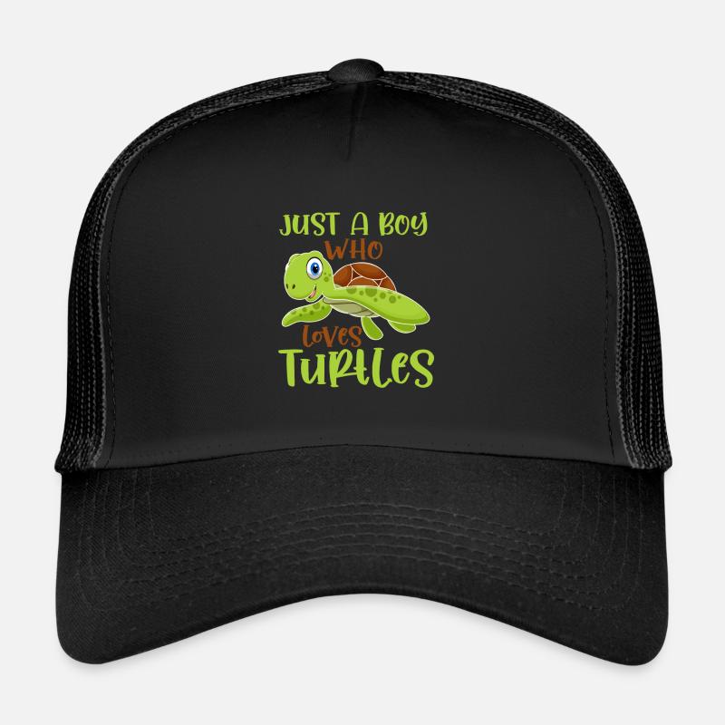 Turtle lovers Young reptiles fan child Trucker Cap