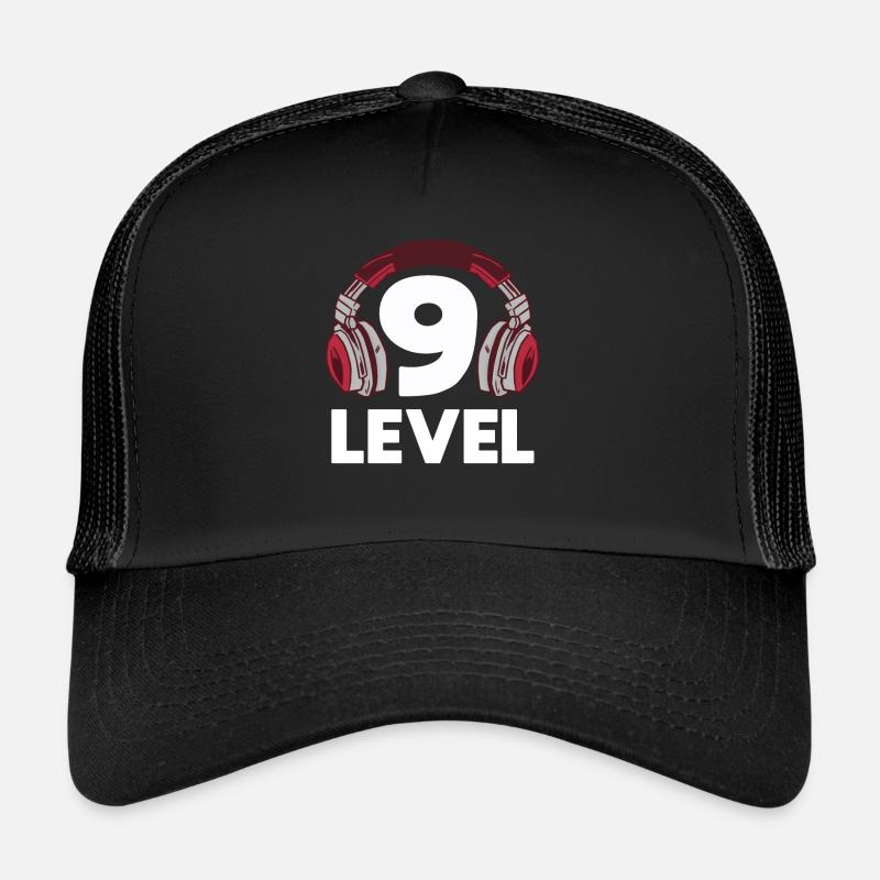 Gaming Video 9th Birthday Kids Gift Gambling Trucker Cap