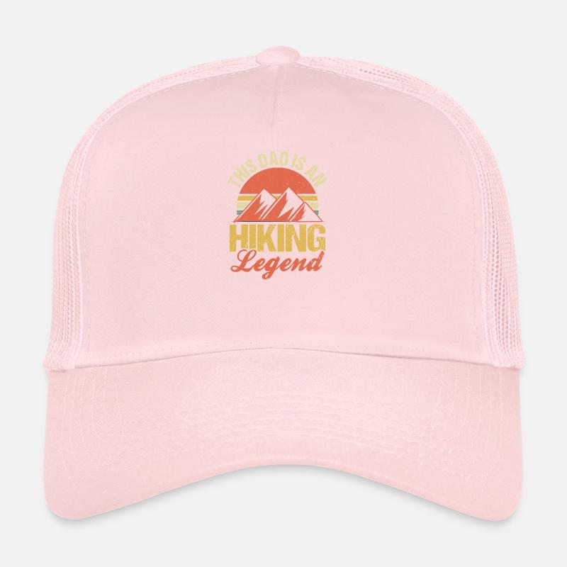 Hiking Team Vintage Retro Dad Gift Trucker Cap
