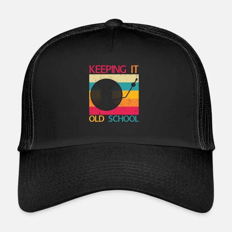 Keeping It Old School Vinyl Trucker Cap