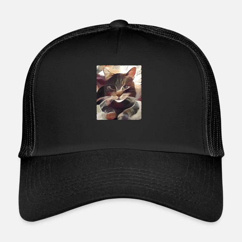 Chat, des phrases drôles Casquette trucker 