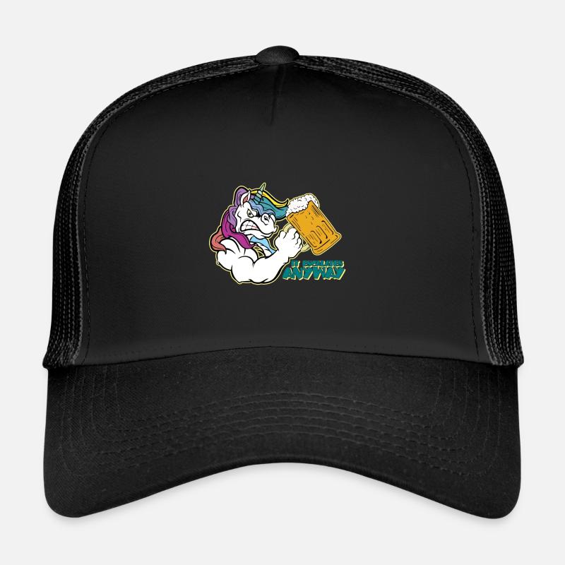 Unicorn It escalates anyway Trucker Cap