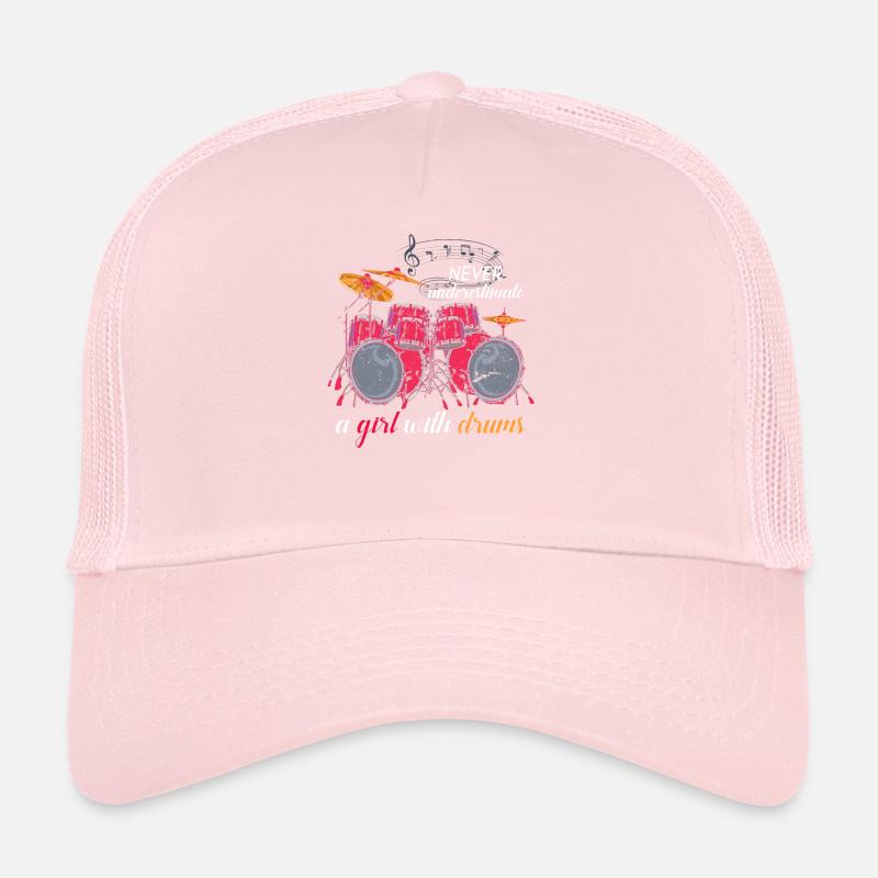 Schlagzeug Mädchen Trucker Cap