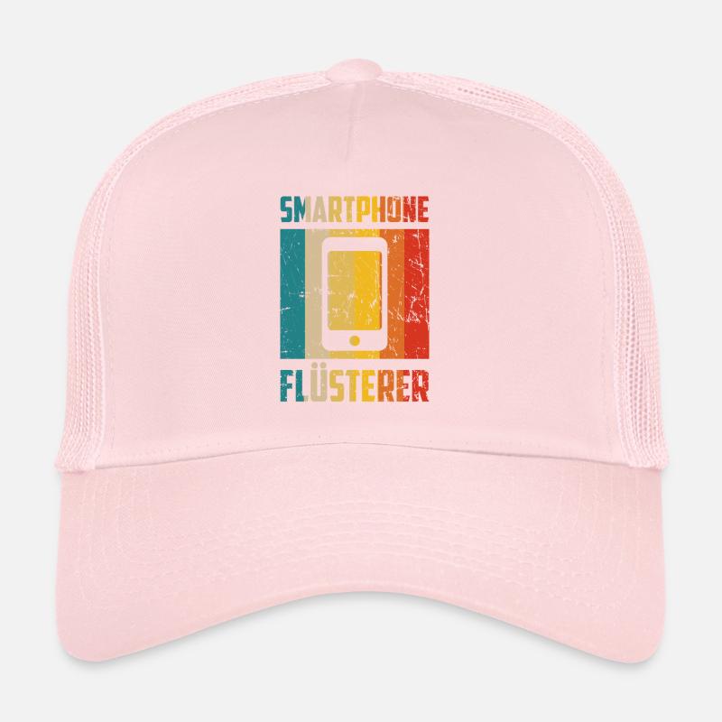Smartphone Flüsterer Handy Smartphone Handwerker Trucker Cap