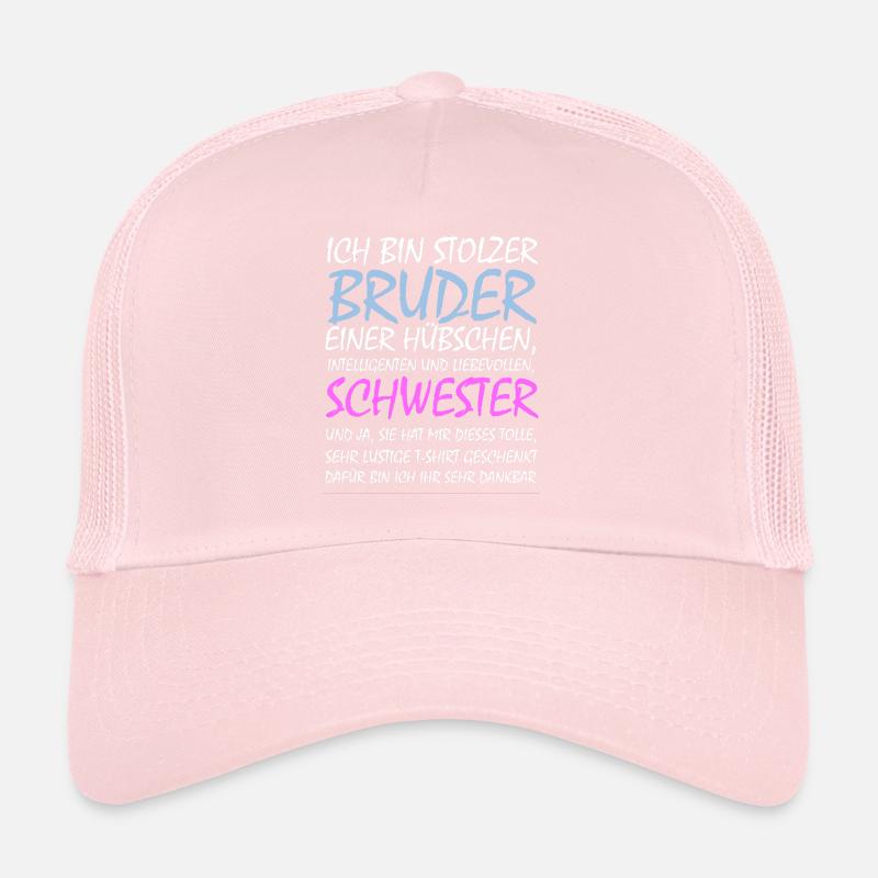 Stolzer Bruder Geschwister Geschenkidee Schwester Trucker Cap
