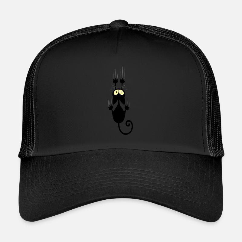 Chat chats rayures noël Casquette trucker 