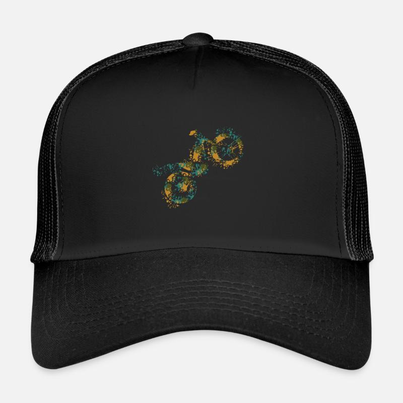 Trial Motorrad - Trucker Cap - Schwarz/Schwarz