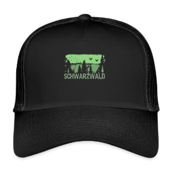 Black Forest - Trucker Cap - black/black - Front