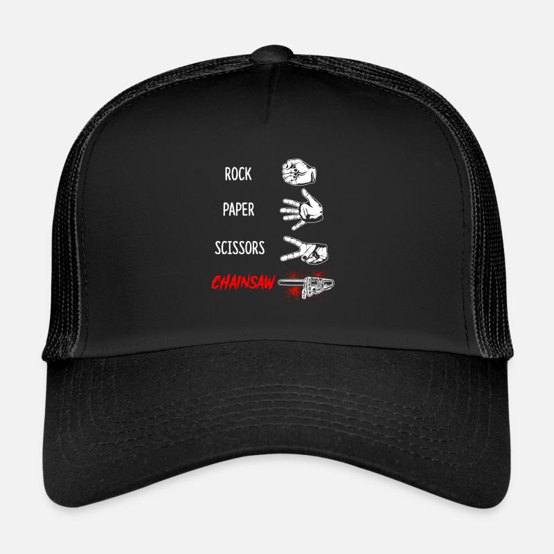 Menuisier menuisier menuisier menuisier - Casquette trucker  - noir/noir