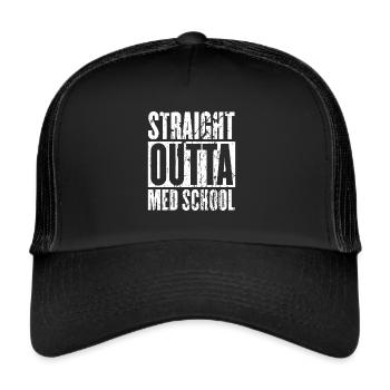 Arzt Doktor Medizin Student Medizin Chirurg - Trucker Cap - Schwarz/Schwarz - Vorne