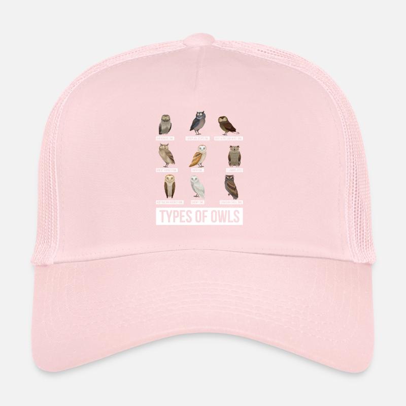 Owl night forest bird Trucker Cap
