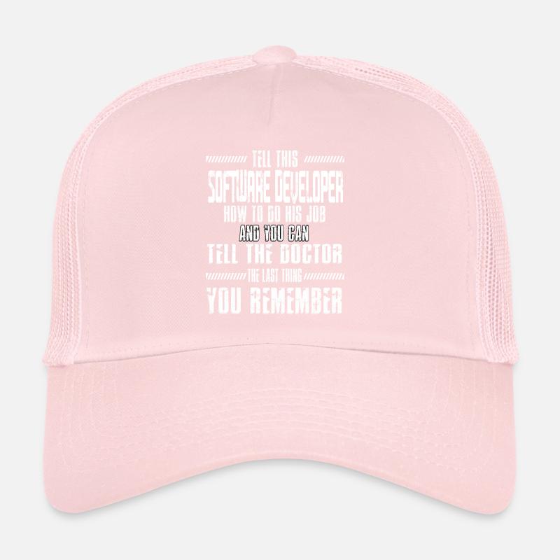 Programmation de code de développeur de logiciel informatique Casquette trucker 