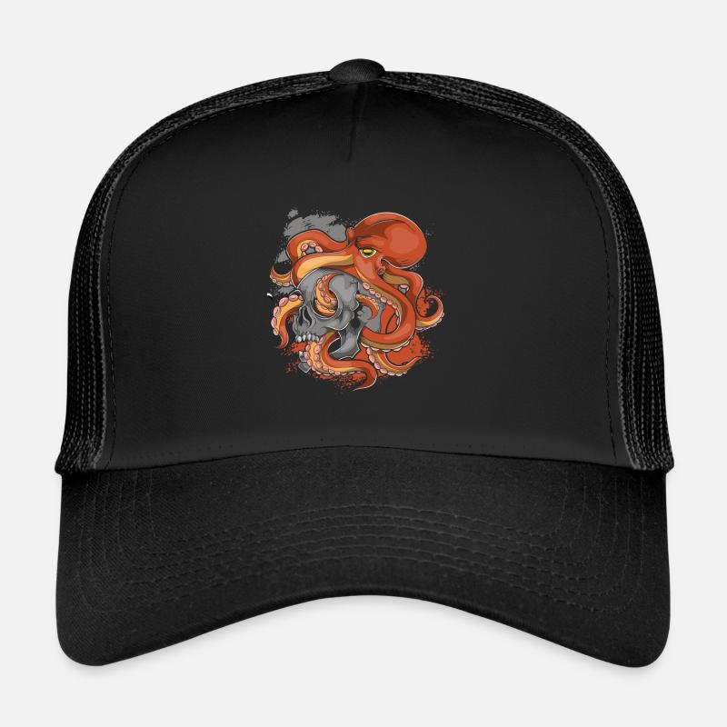 Octopus Squid Octopus Trucker Cap