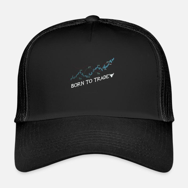 Trader - Trucker Cap - Schwarz/Schwarz