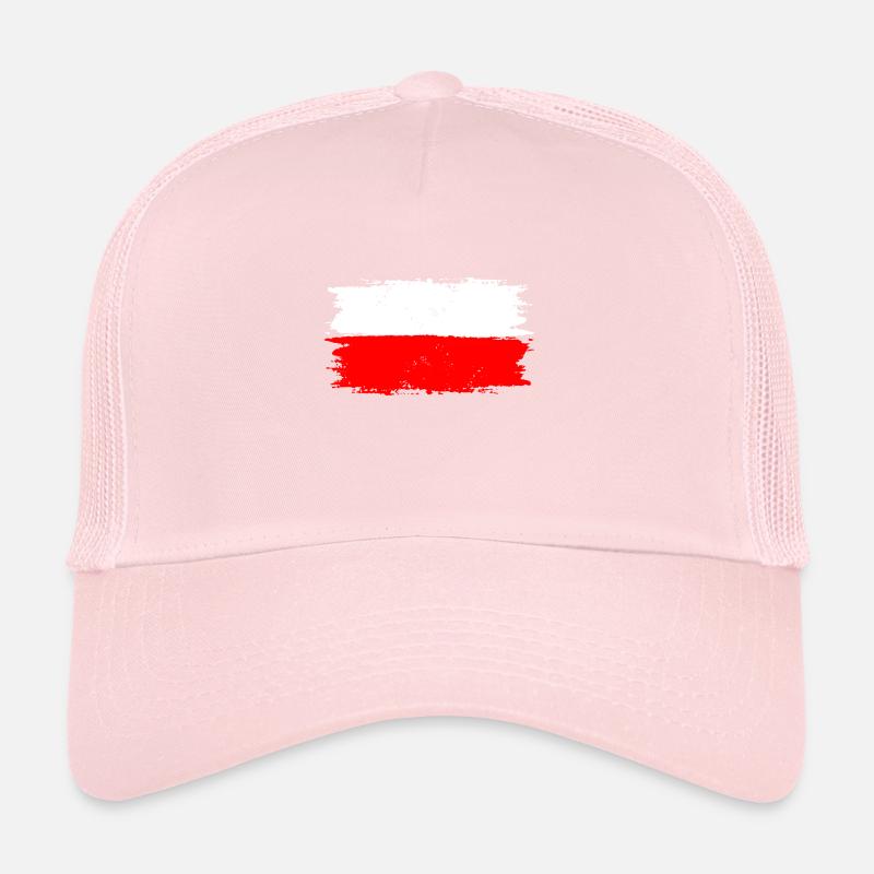 Drapeau de la Pologne Casquette trucker 
