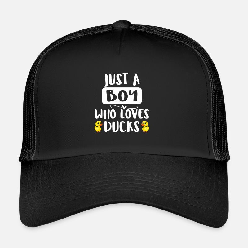 just a boy who loves ducks Casquette trucker 