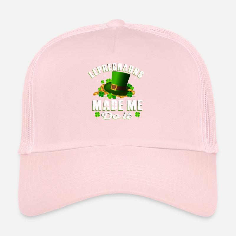 patricks day Leprechauns Trucker Cap
