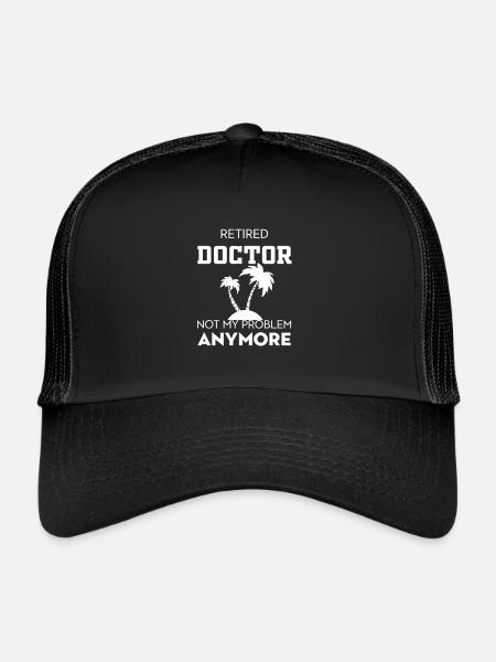 Nicht mehr mein Problem - Trucker Cap - Schwarz/Schwarz - Vorne